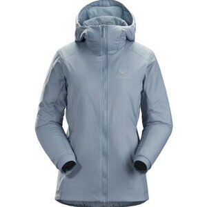 VGUC Arc’teryx Women’s Atom LT Hoody Jacket, Small, Zephyr Light Blue Grey